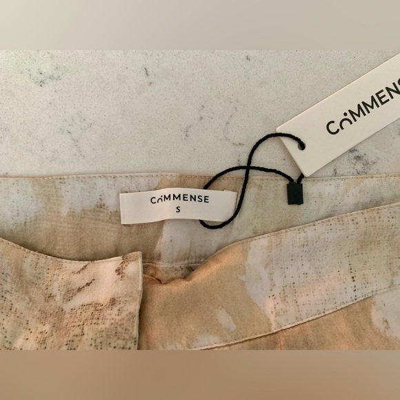 Commense Beige and White Patterned Pants - SZ Small - Picture 5 of 8